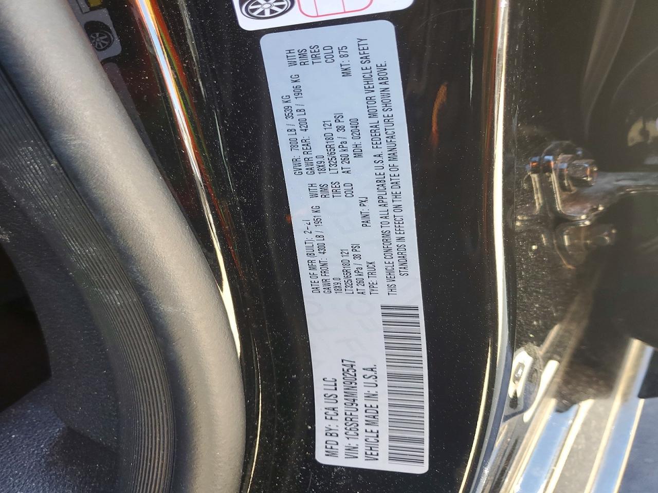 2021 Dodge RAM 1500 TRX