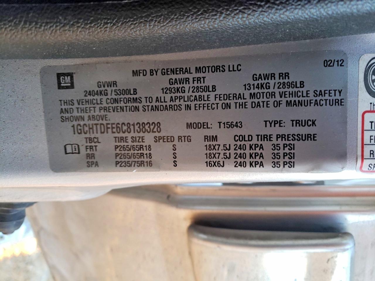 2012 Chevrolet Colorado LT