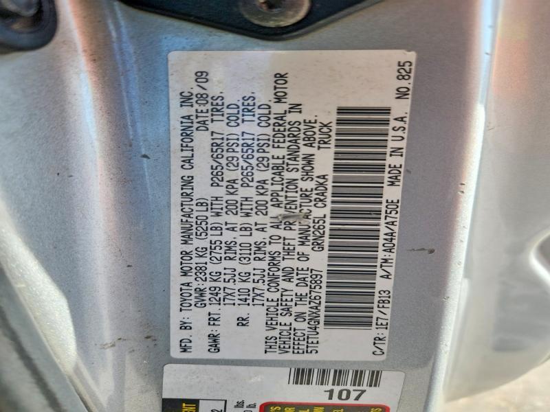 2010 Toyota Tacoma Prerunner V6