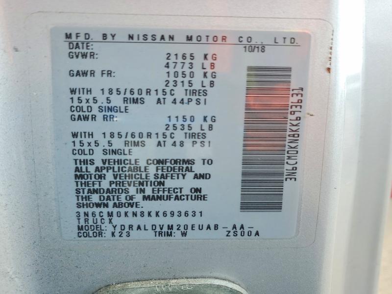 2019 Niss AN NV200 Utility / Service Van