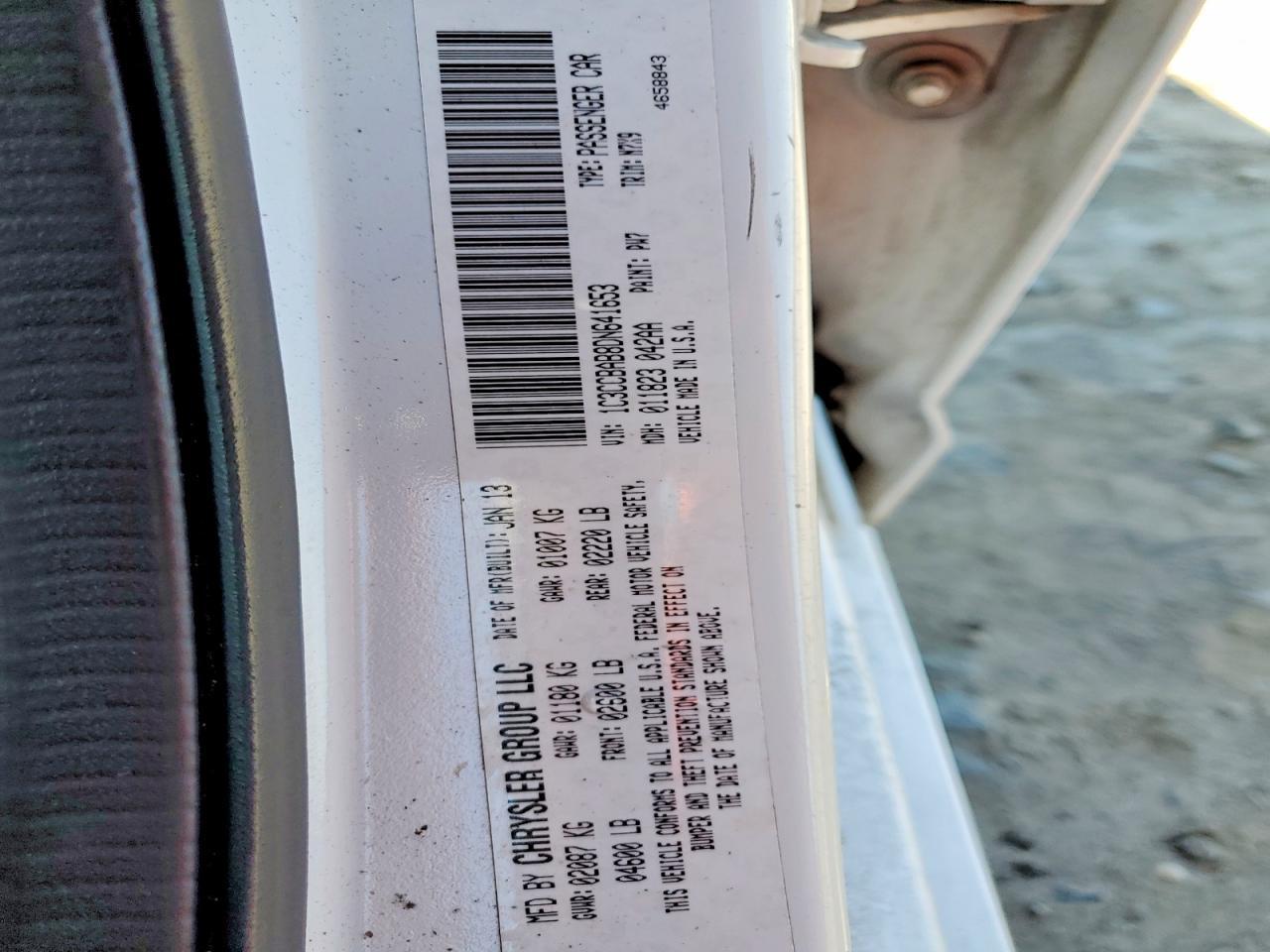 2013 Chrysler 200 lx