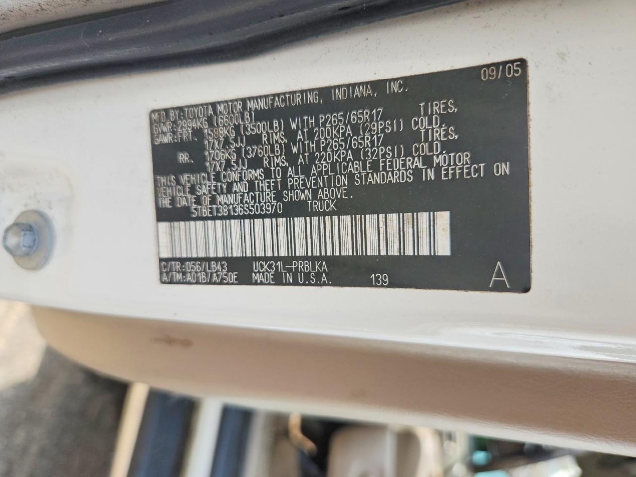 2006 Toyota Tundra Limited