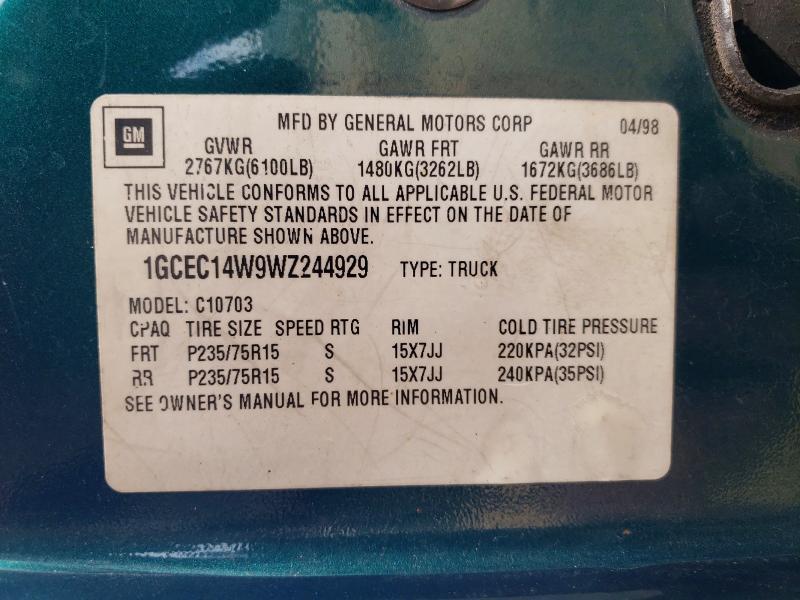 1998 Chevrolet Gmt-400 C1500