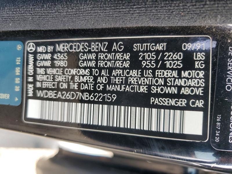 1992 Mercedes-Benz 300 e 2.6