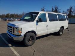 Salvage trucks for sale at Brookhaven, NY auction: 2014 Ford Econoline E350 Super Duty Wagon