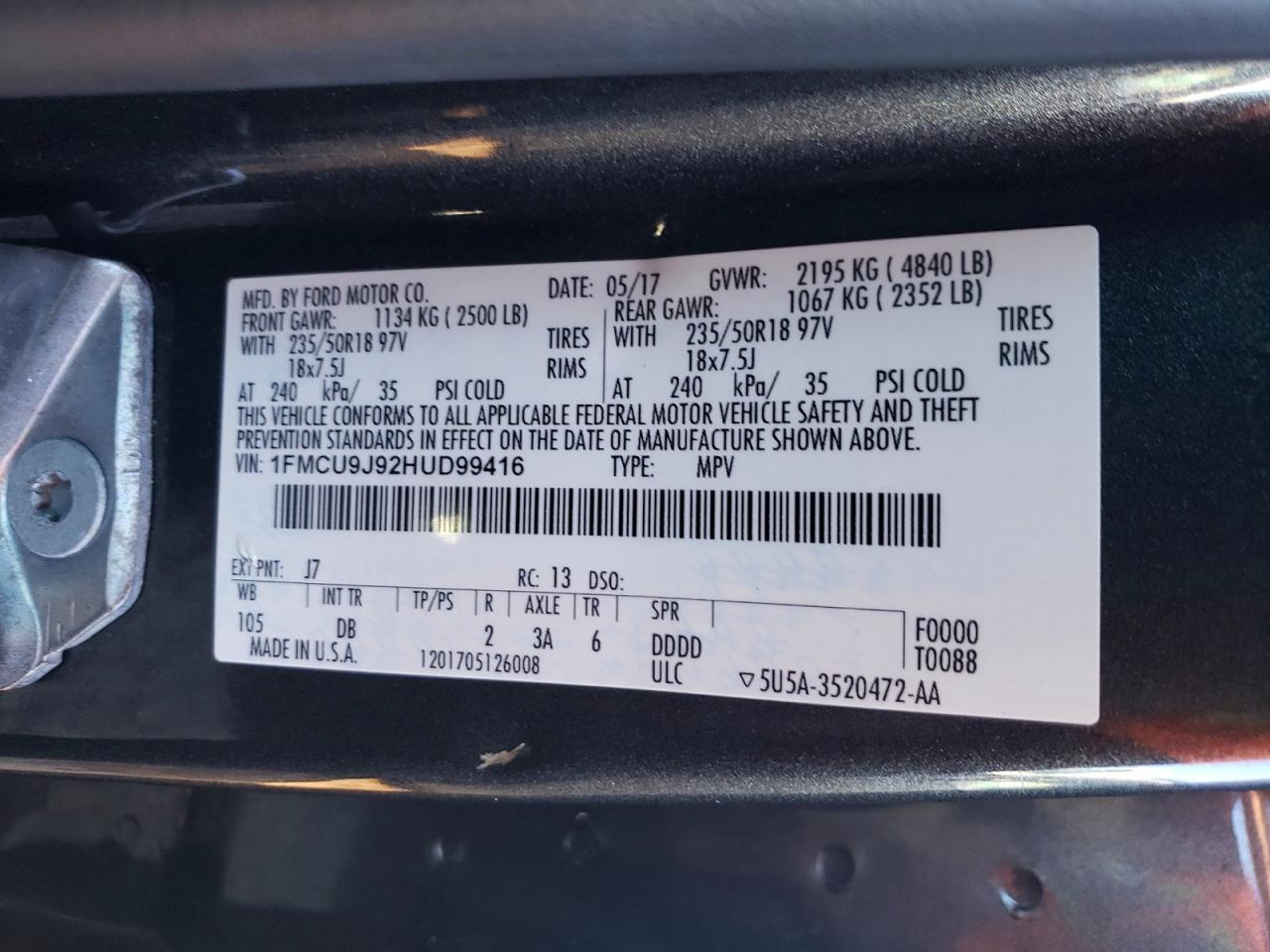 2017 Ford Escape Titanium