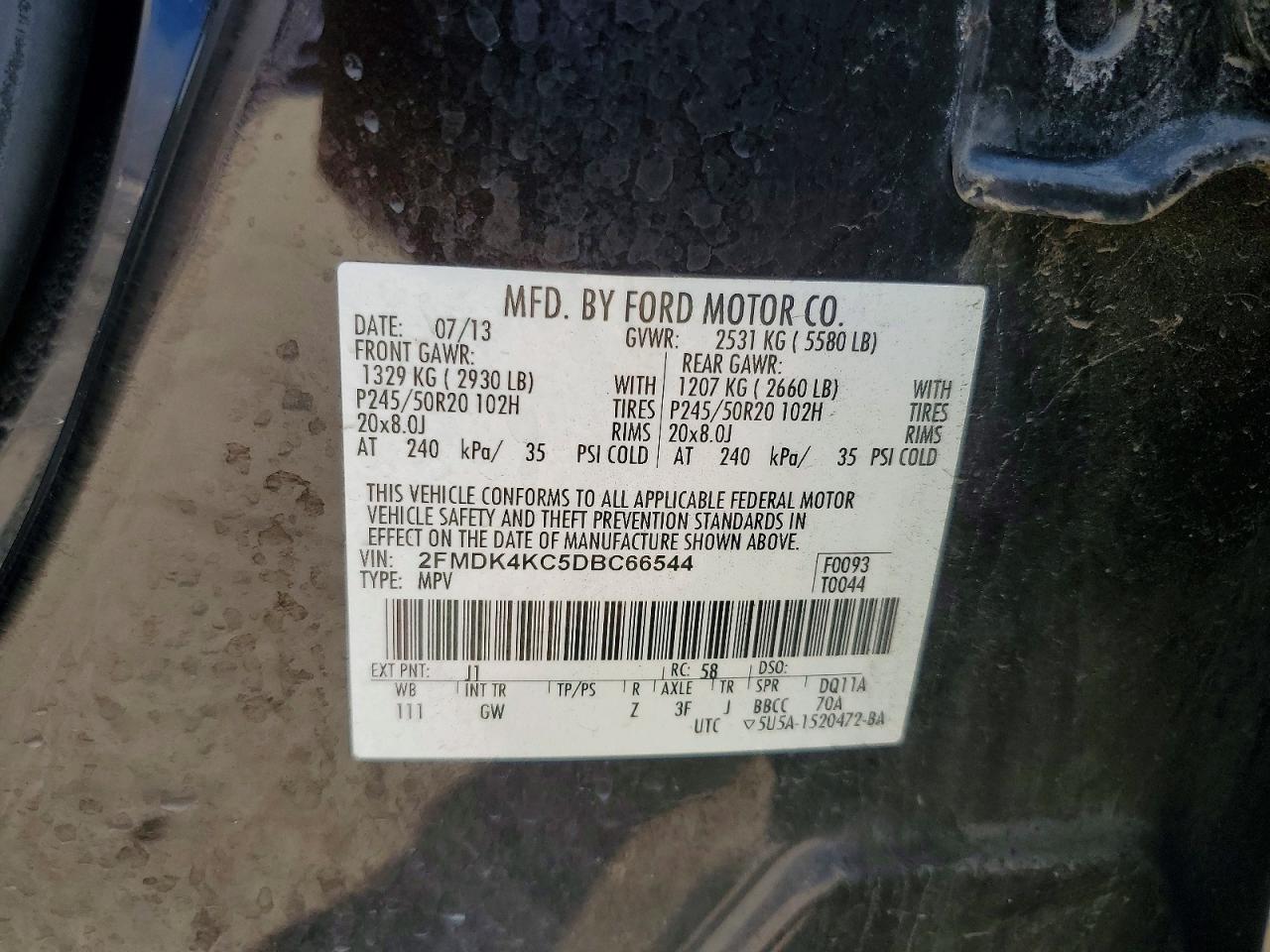 2013 Ford Edge Limited