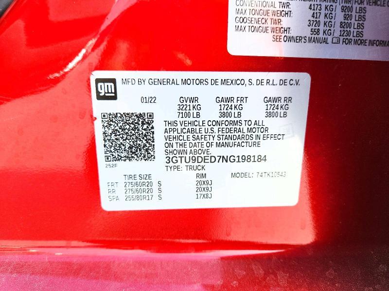 2022 GMC Sierra Limited K1500 slt