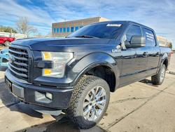 Ford salvage cars for sale: 2015 Ford F150 Supercrew