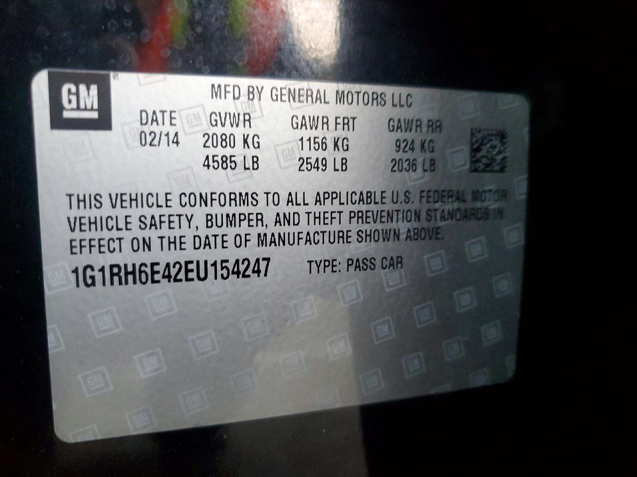 2014 Chev Volt