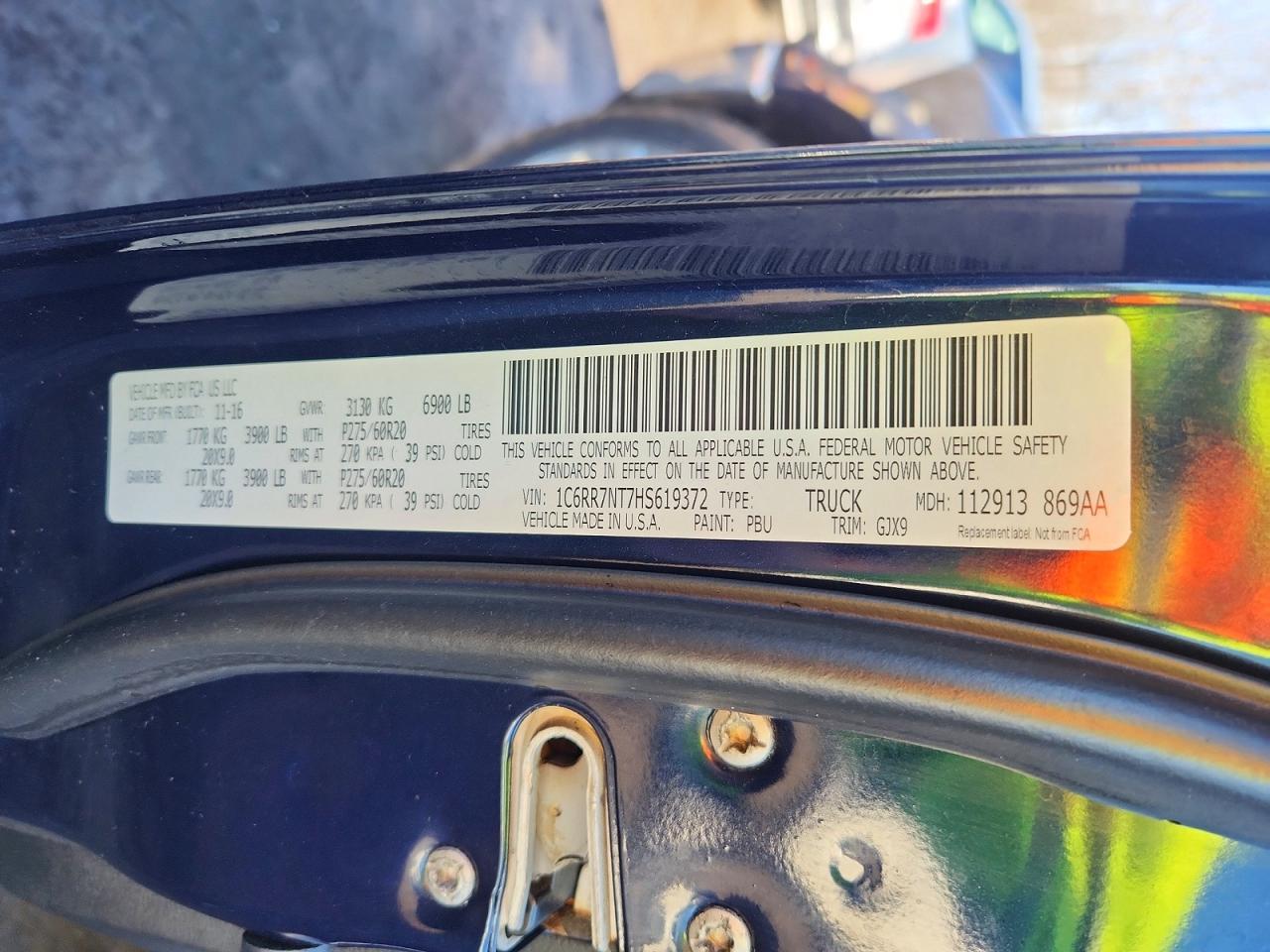 2017 Dodge 1500 Laramie