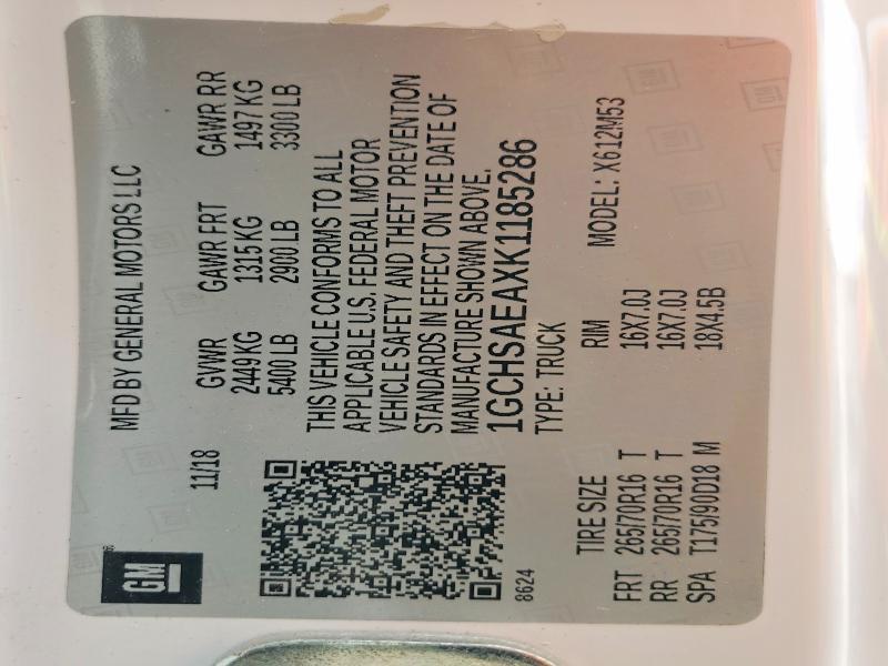 2019 Chevrolet Colorado