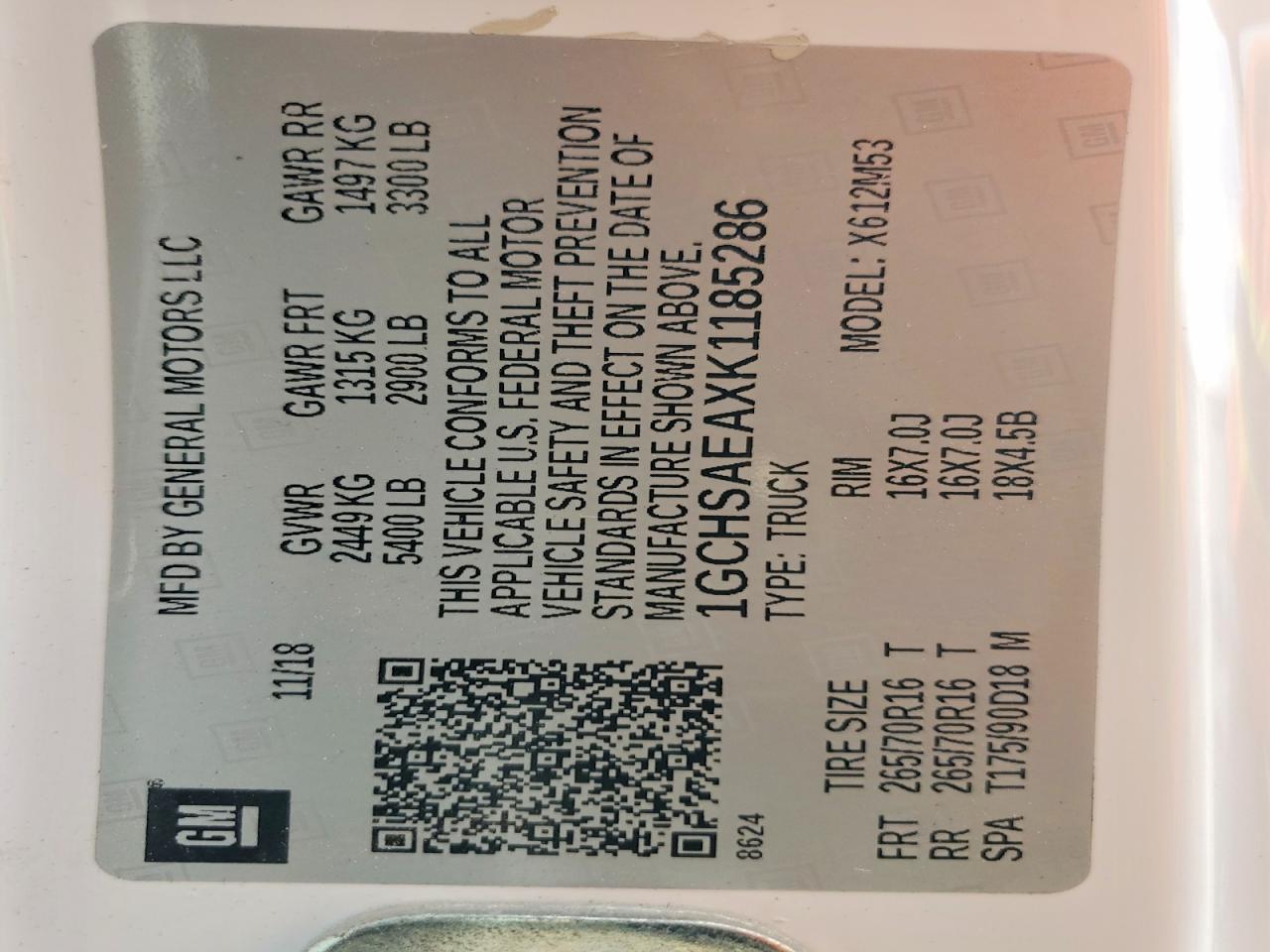 2019 Chevrolet Colorado