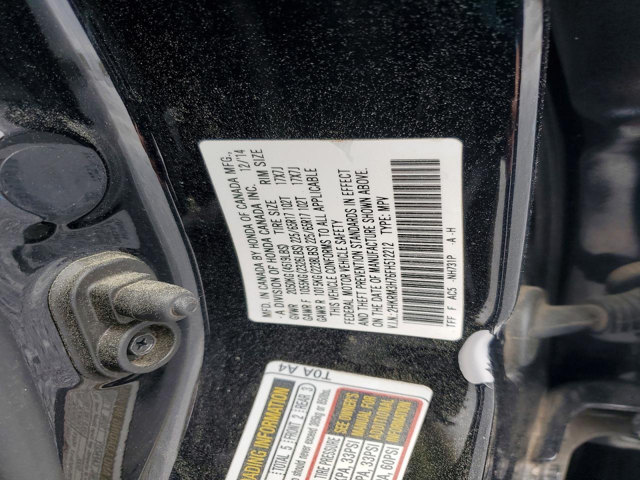 2015 Honda Cr-v exl