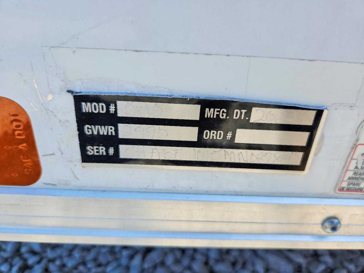 2021 Homesteader Enclosed Cargo Trailer