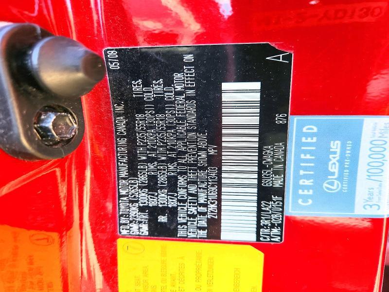 2009 Lexus Rx 350 Base