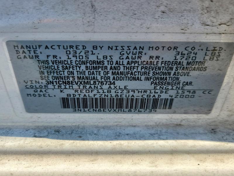 2021 Nissan Versa sv