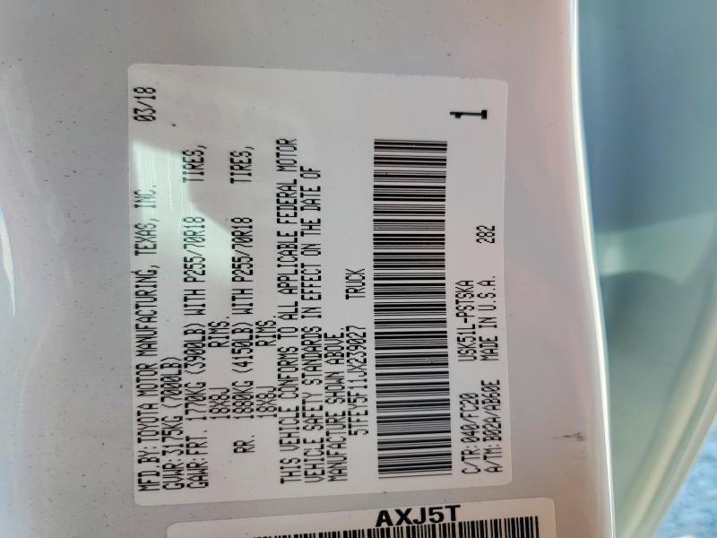 2018 Toyota Tundra SR5