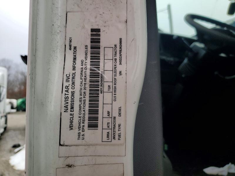 2018 International LT625