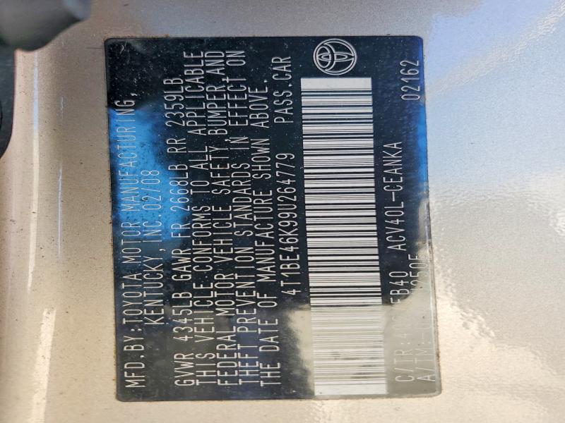 2009 Toyota Camry le