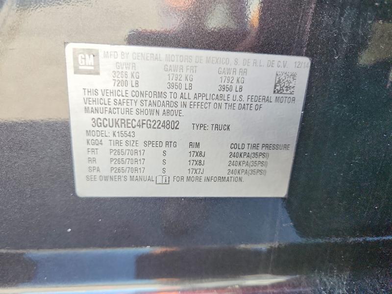 2015 Chevrolet Silverado K1500 LT