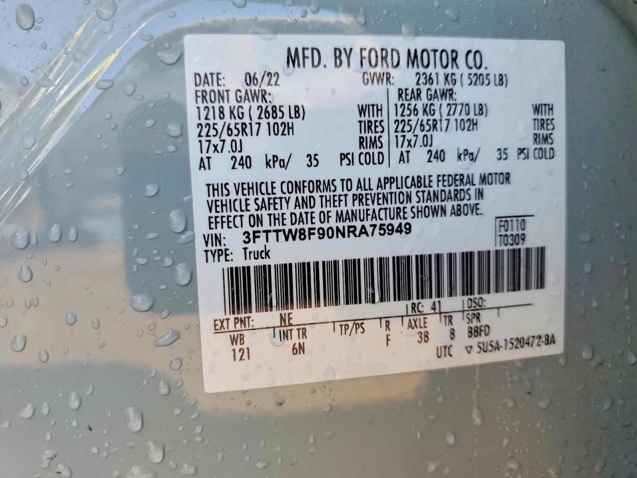 2022 Ford Maverick XL