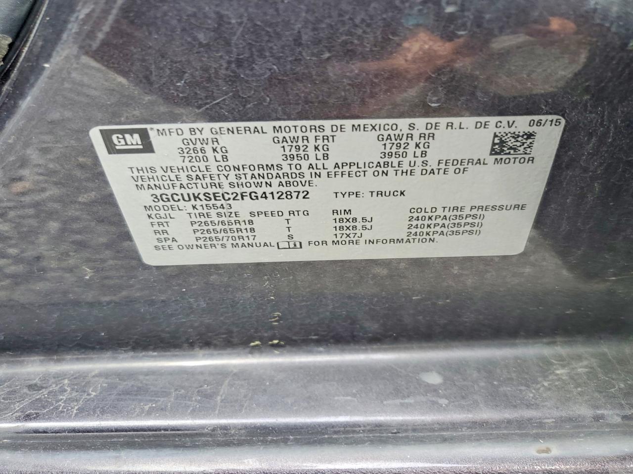 2015 Chevrolet Silverado K1500 LTZ