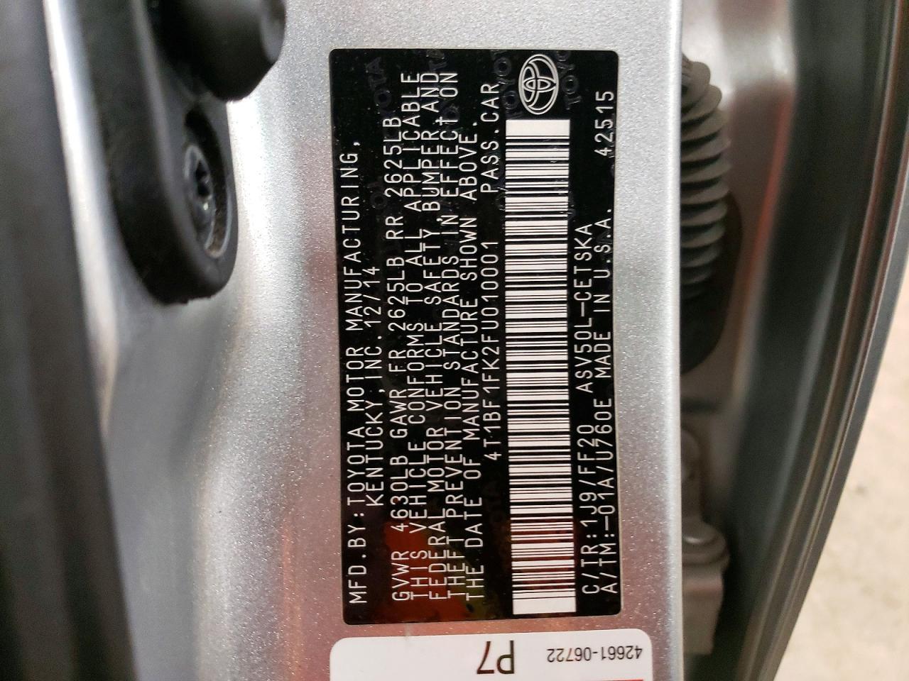 2015 Toyota Camry se