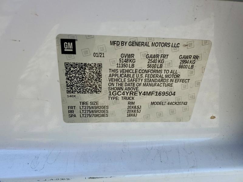 2021 Chevrolet Silverado K2500 High Country