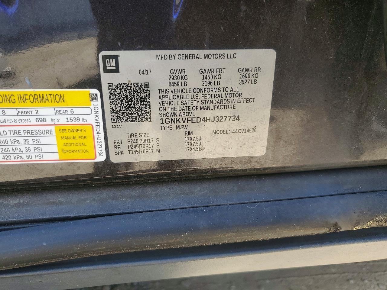 2017 Chevrolet Traverse ls