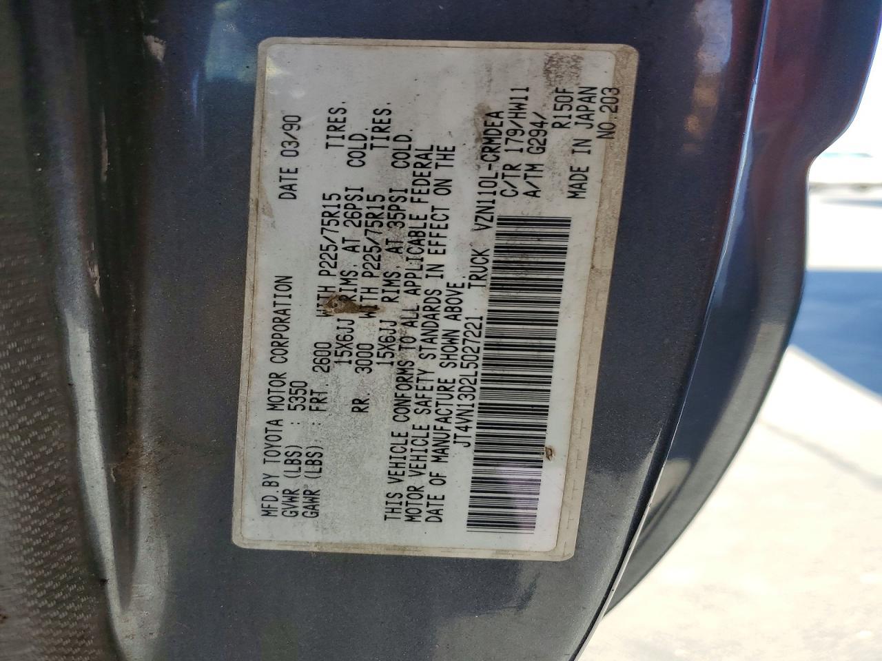 1990 Toyota Pickup Deluxe