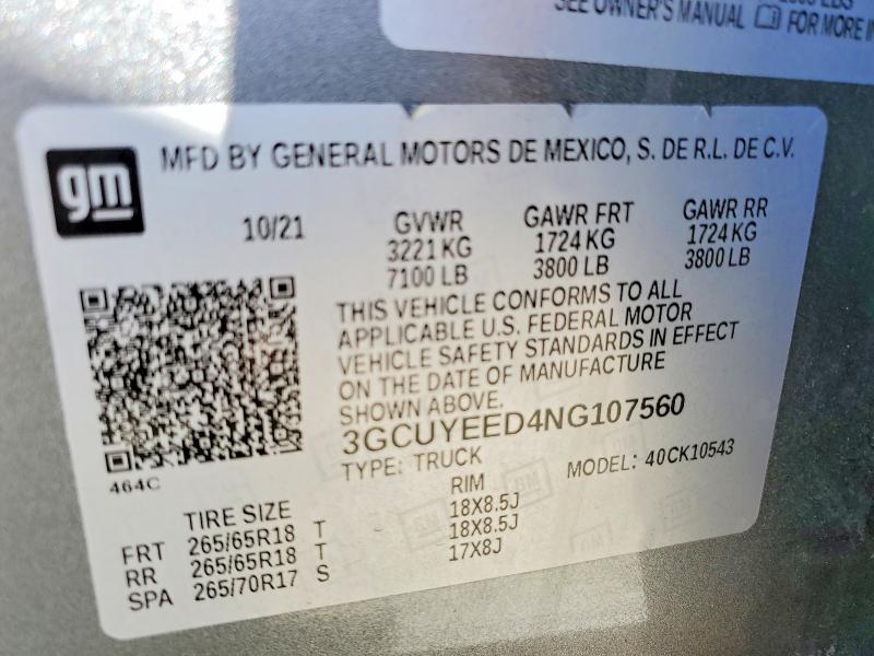 2022 Chevrolet Silverado LTD K1500 RST
