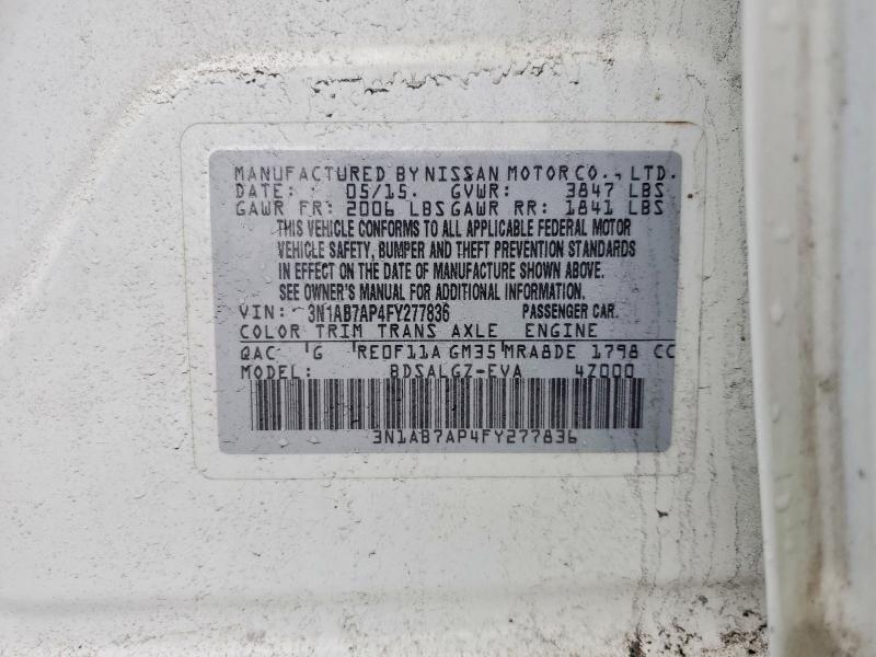 2015 Nissan Sentra sl