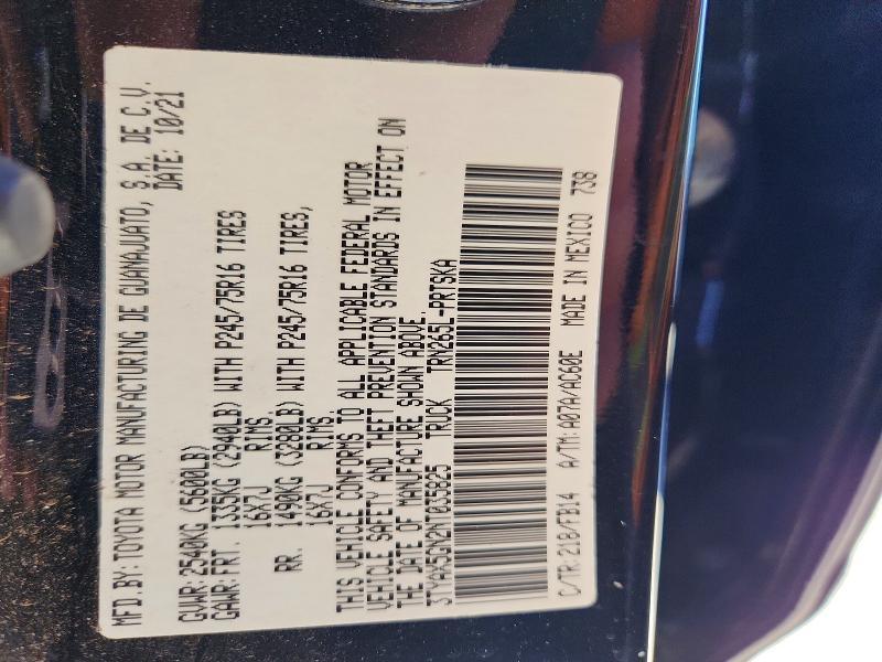 2022 Toyota Tacoma SR