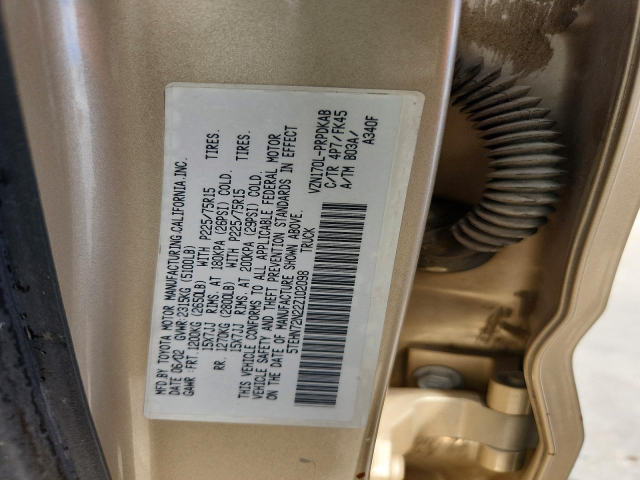 2002 Toyota Tacoma V6