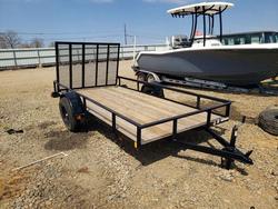 Salvage trucks for sale at Chatham, VA auction: 2025 Triple Crown LD6X12 Utility Trailer