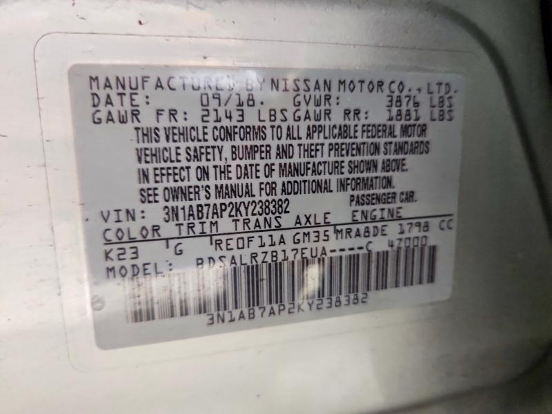 2019 Nissan Sentra sr