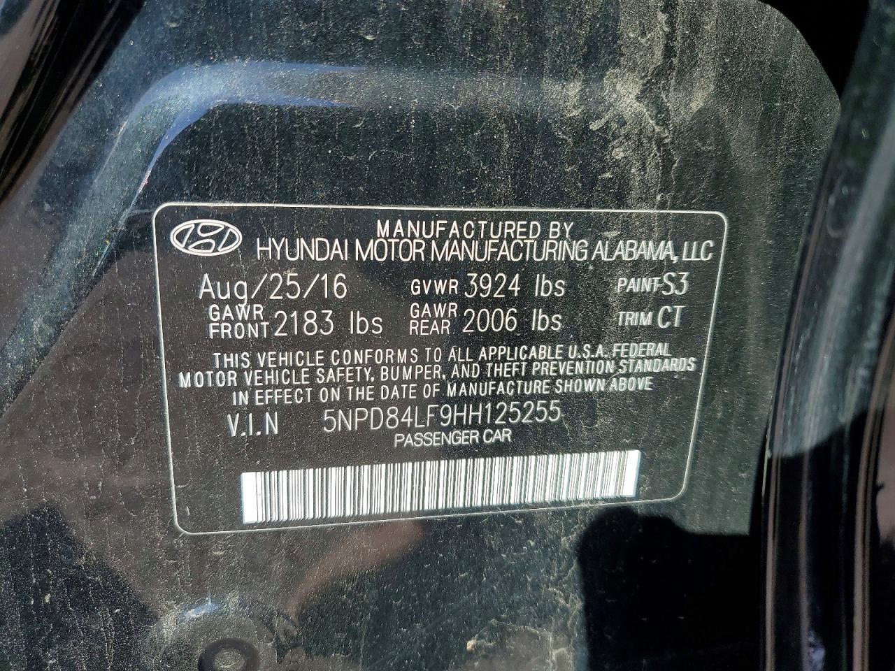 2017 Hyundai Elantra Value Edition