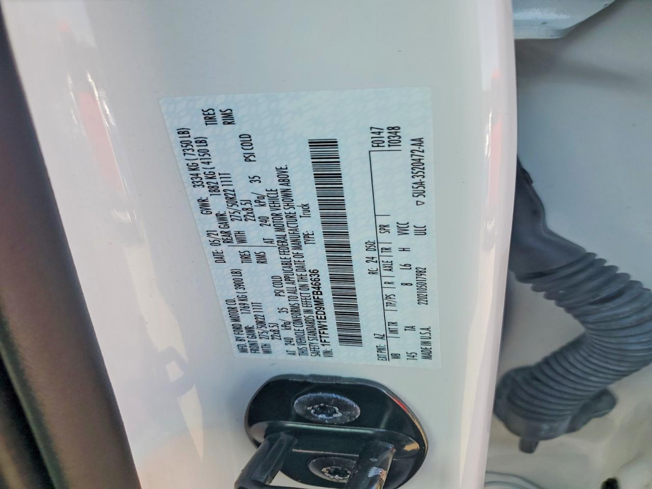 2021 Ford F150 Supercrew