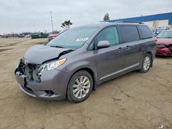2012 Toyota Sienna le 7-passenger en venta en Woodhaven, MI