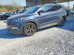 Salvage cars for sale from Copart Cartersville, GA: 2017 Hyundai Santa fe Sport 2.0t Ultimate