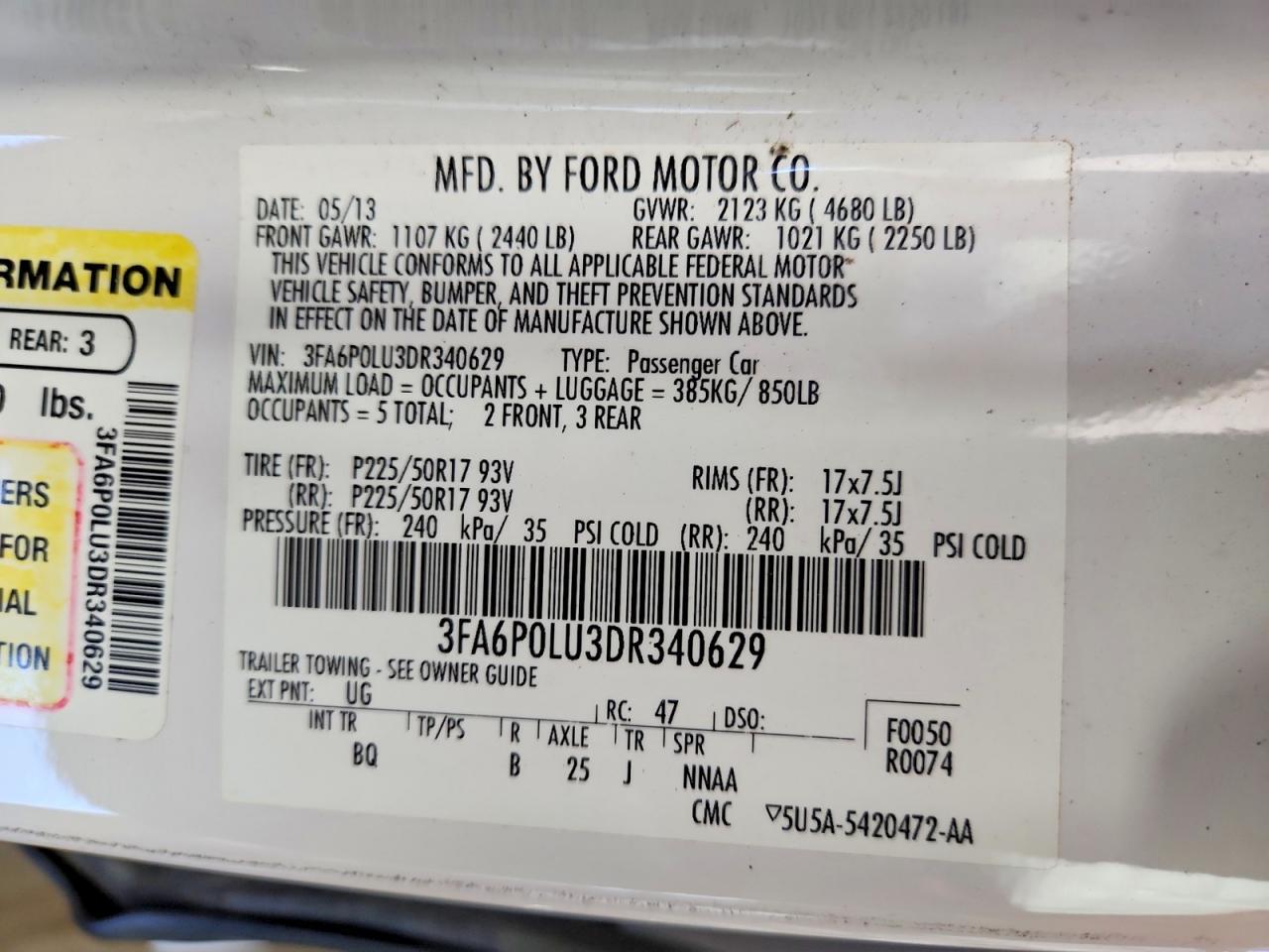 2013 Ford Fusion se Hybrid