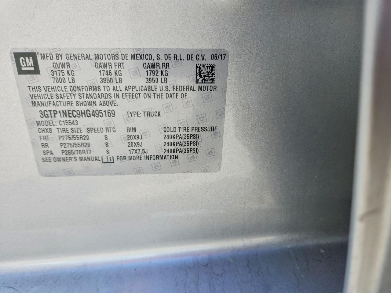 2017 GMC Sierra C1500 SLT