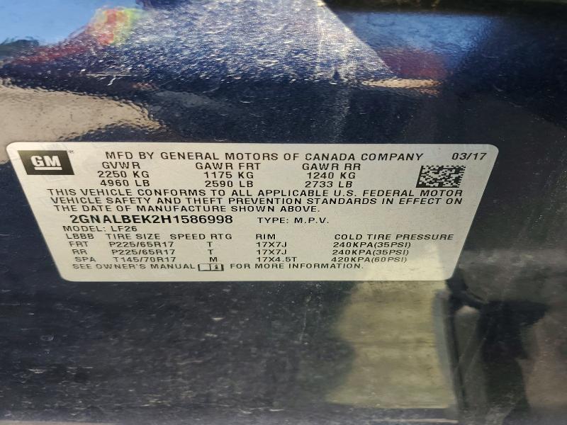 2017 Chevrolet Equinox ls