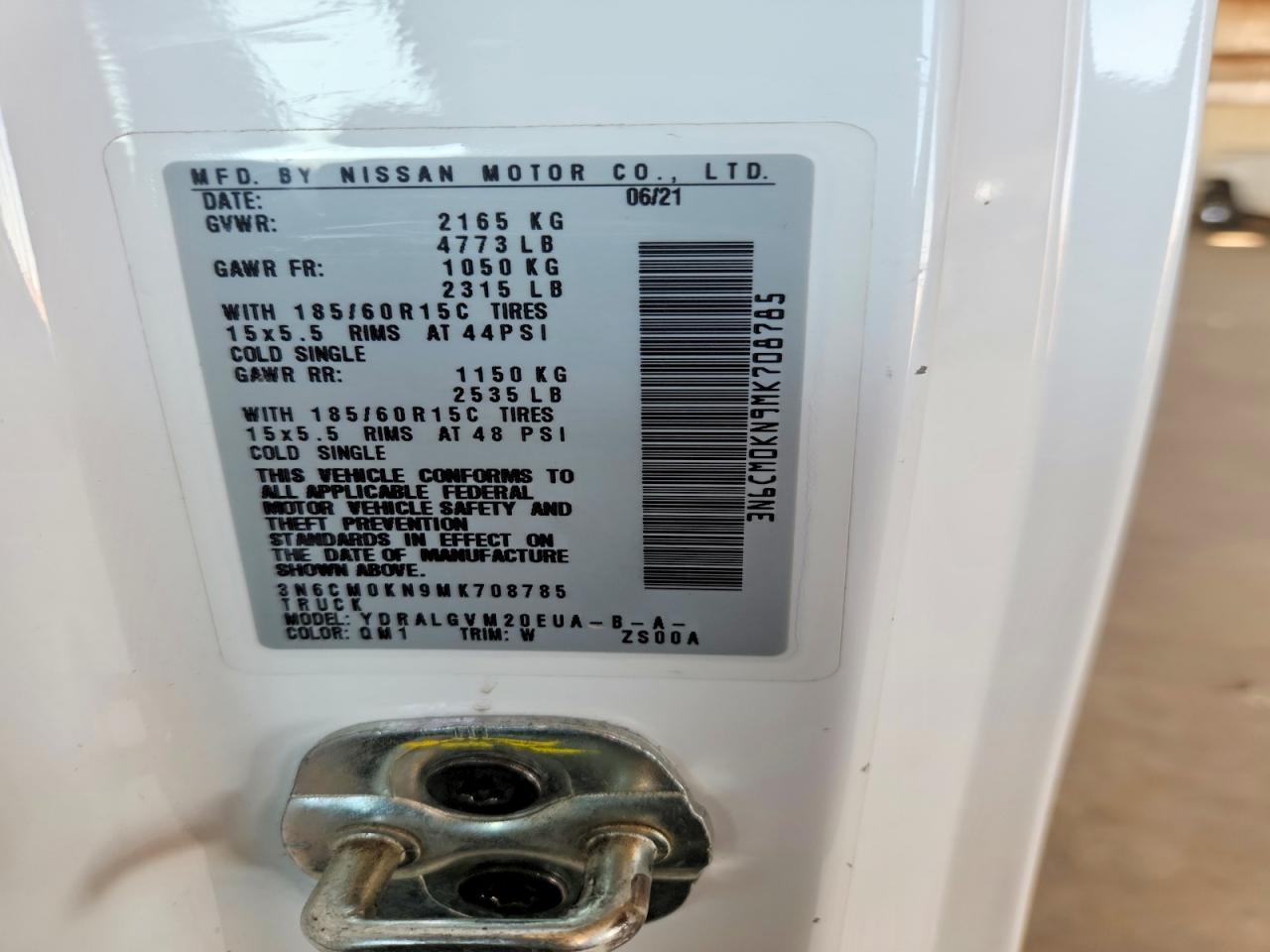 2021 Nissan NV200 SV
