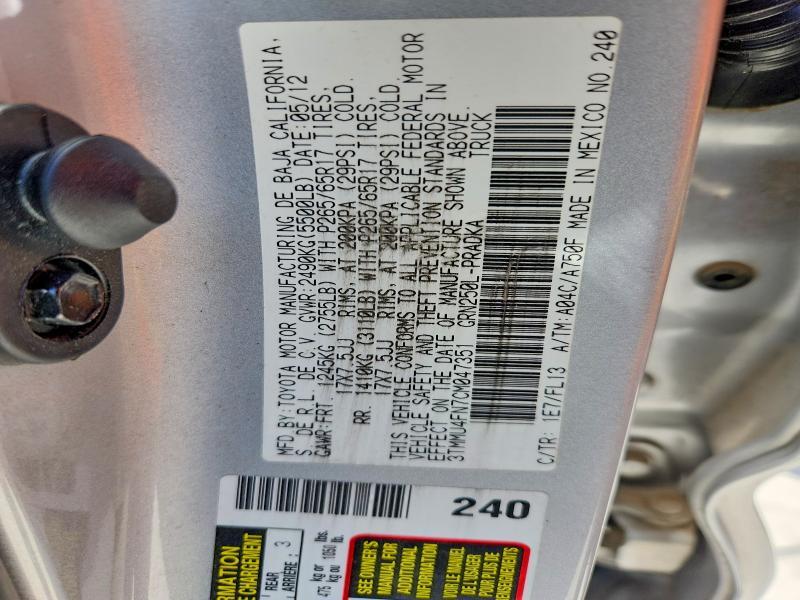 2012 Toyota Tacoma V6