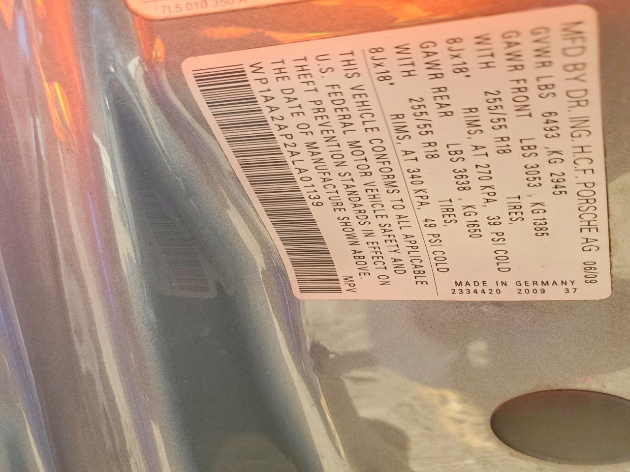 2010 Porsche Cayenne