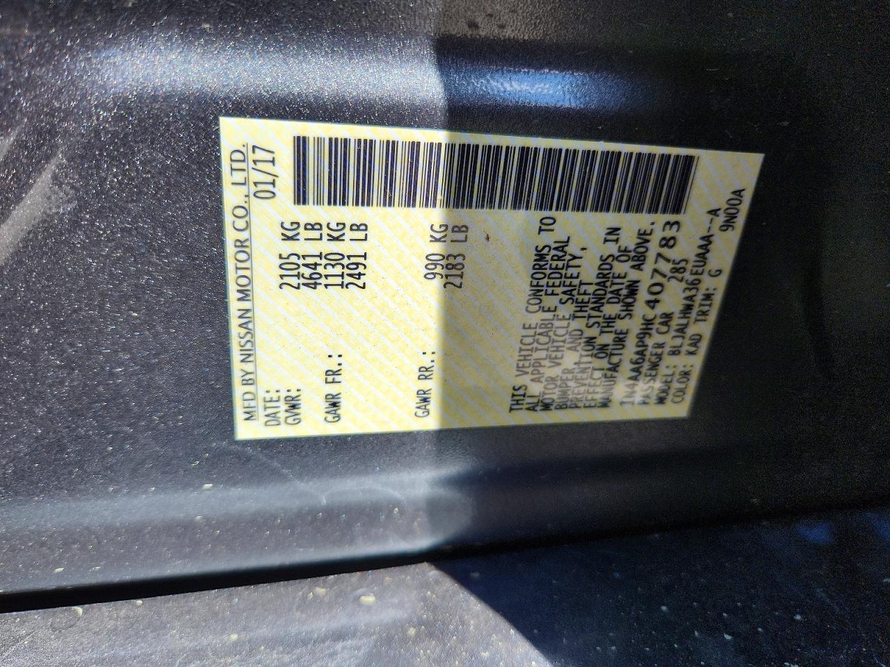 2017 Nissan Maxima Platinum