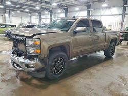 Salvage trucks for sale at Ham Lake, MN auction: 2015 Chevrolet Silverado K1500 LT