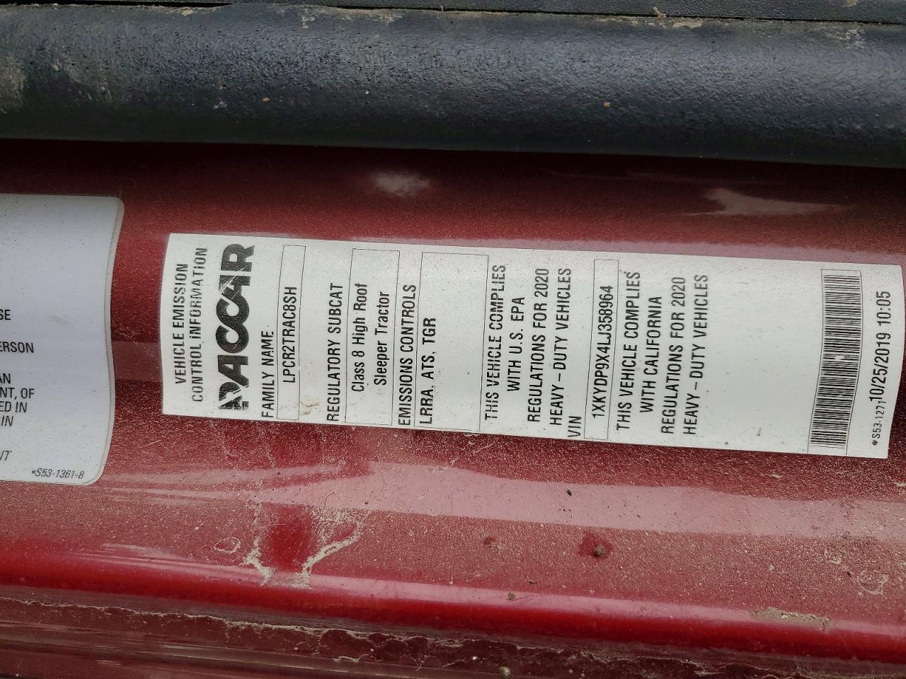 2020 Kenworth Construction T680